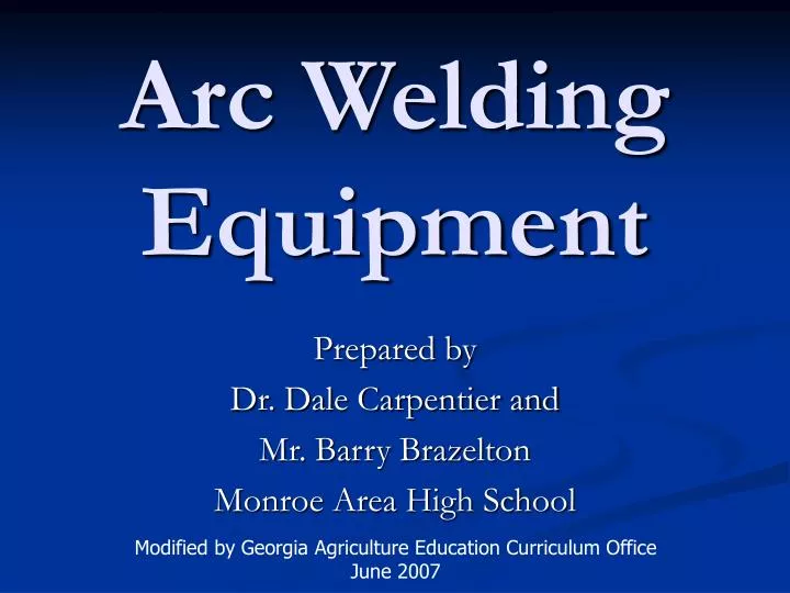 arc welding equipment
