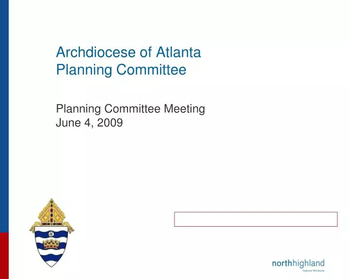 archdiocese of atlanta planning committee