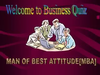 Welcome to Business Quiz