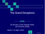 The Grand Deceptions - slide 1