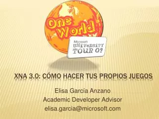 elisa garc a anzano academic developer advisor elisa garcia@microsoft com