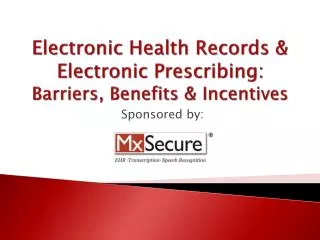 Electronic Health Records - MxSecure