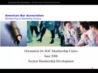 American Bar Association Membership &amp; Marketing Division