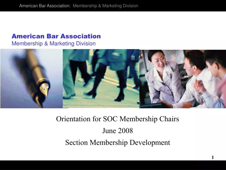 american bar association membership marketing division