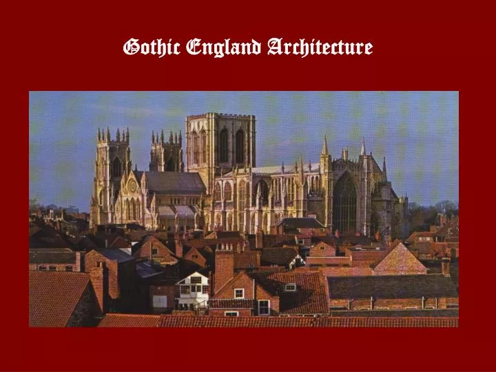 gothic england architecture