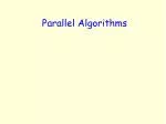 Parallel Algorithms