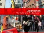 Urbanization - slide 1