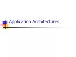 Application Architectures - slide 1