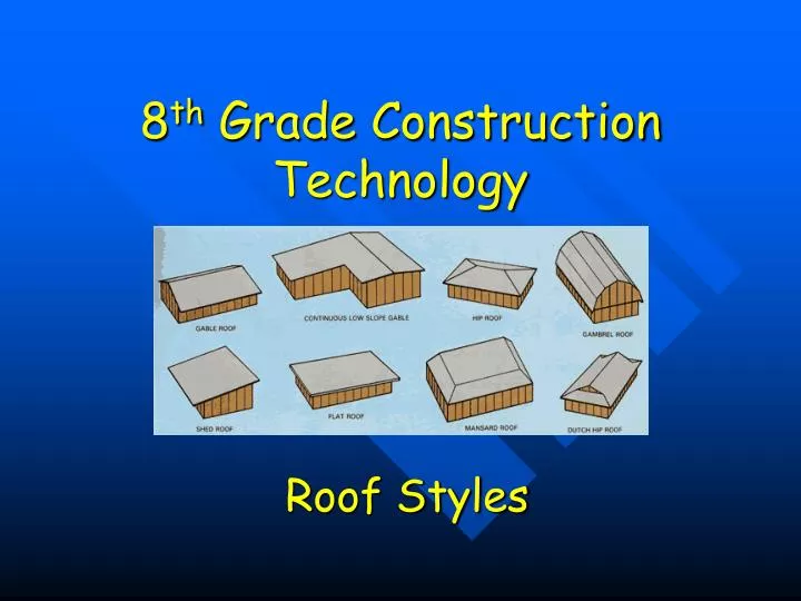 8 th grade construction technology