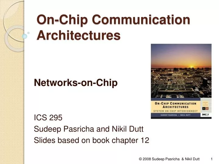 on chip communication architectures