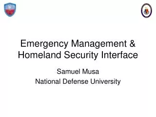 emergency management homeland security interface