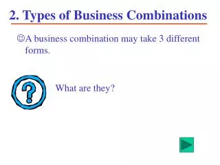 2. Types of Business Combinations