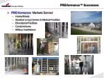 PRE-formance™ Successes - slide 1