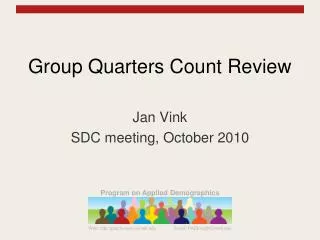Group Quarters Count Review