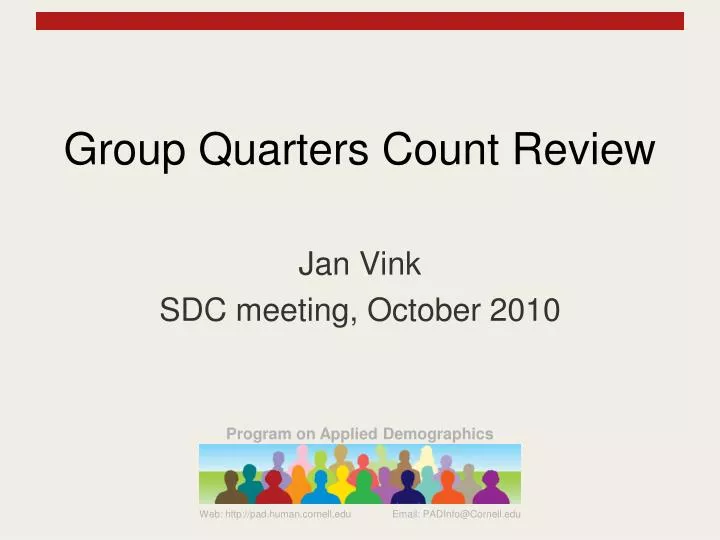 group quarters count review