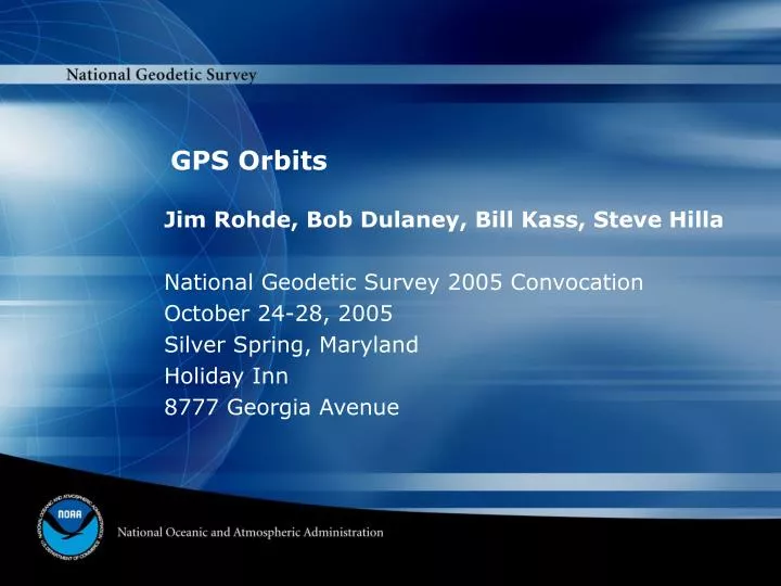 gps orbits
