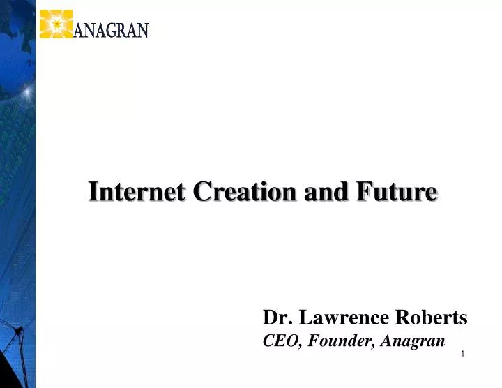 dr lawrence roberts ceo founder anagran