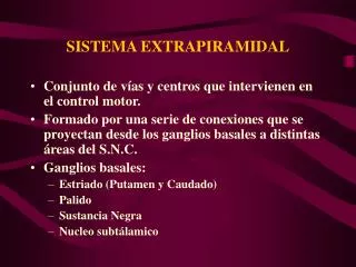 sistema extrapiramidal