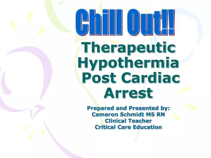therapeutic hypothermia post cardiac arrest