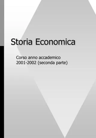 storia economica