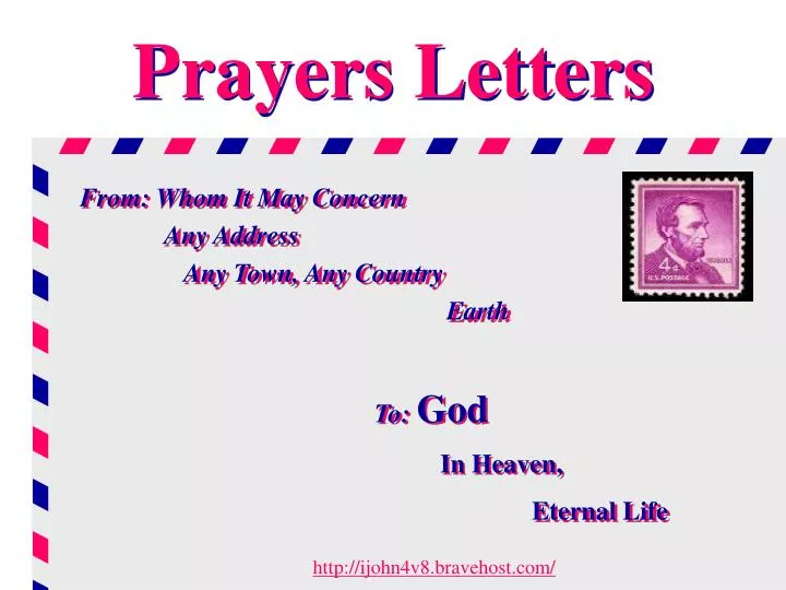 prayers letters