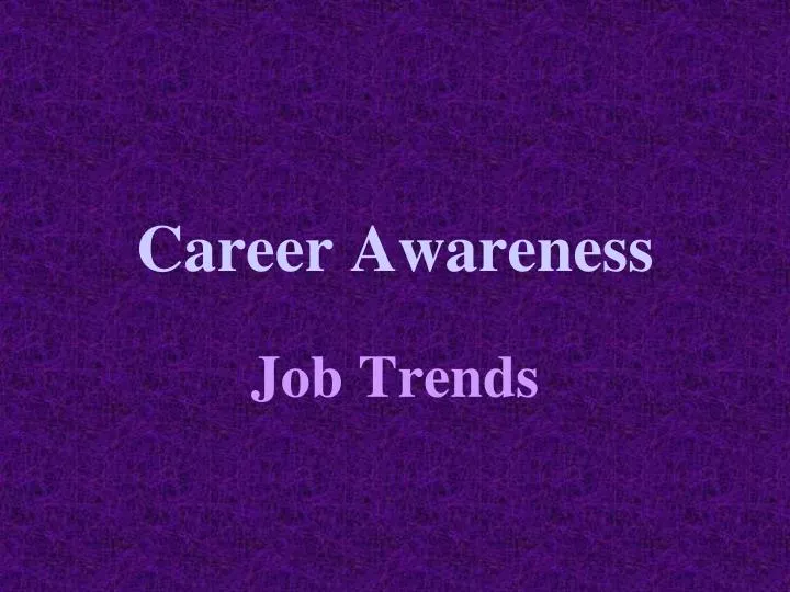 career awareness