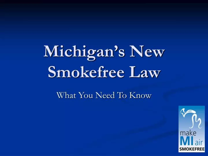 michigan s new smokefree law