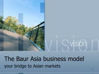 The Baur Asia business model