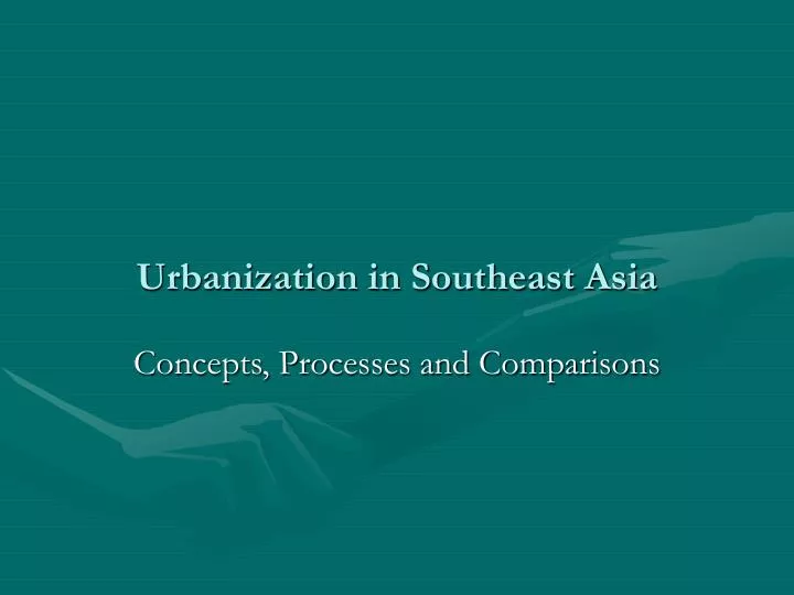 urbanization in southeast asia