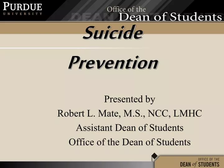 suicide prevention