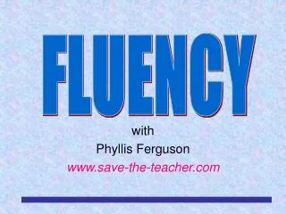 with Phyllis Ferguson www.save-the-teacher.com