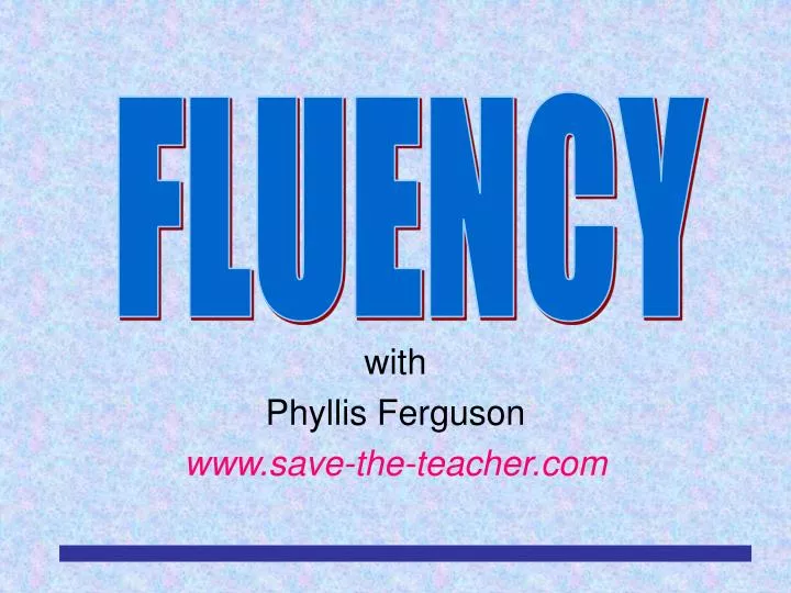with phyllis ferguson www save the teacher com