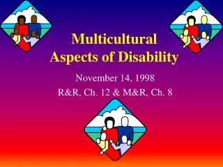 Multicultural Aspects of Disability