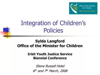 Integration of Children’s Policies
