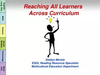 Reaching All Learners Across Curriculum