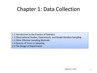 Chapter 1: Data Collection