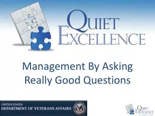 Management By Asking Really Good Questions