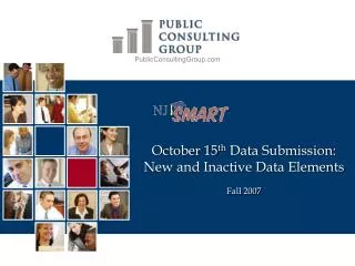 October 15 th Data Submission: New and Inactive Data Elements Fall 2007