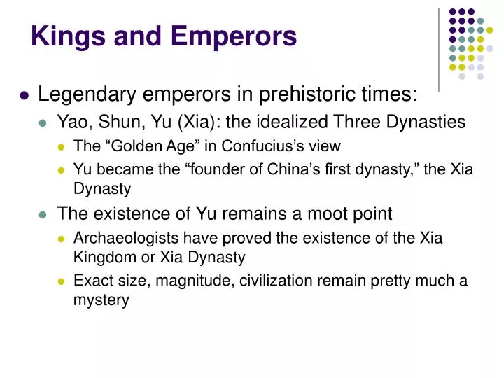 kings and emperors