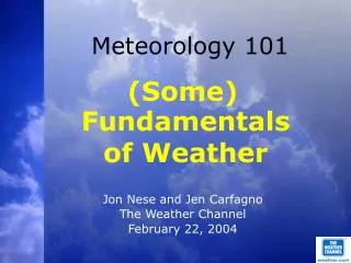 Meteorology 101
