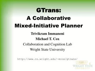 GTrans: A Collaborative Mixed-Initiative Planner