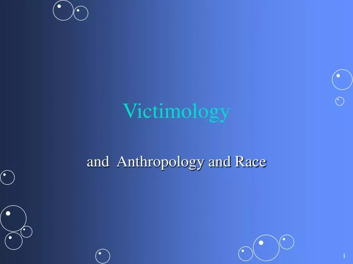 victimology