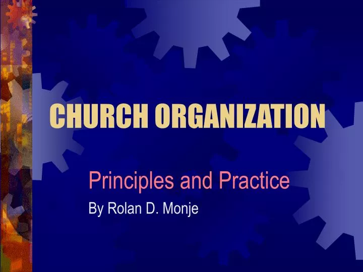 PPT - CHURCH ORGANIZATION PowerPoint Presentation, free download - ID ...