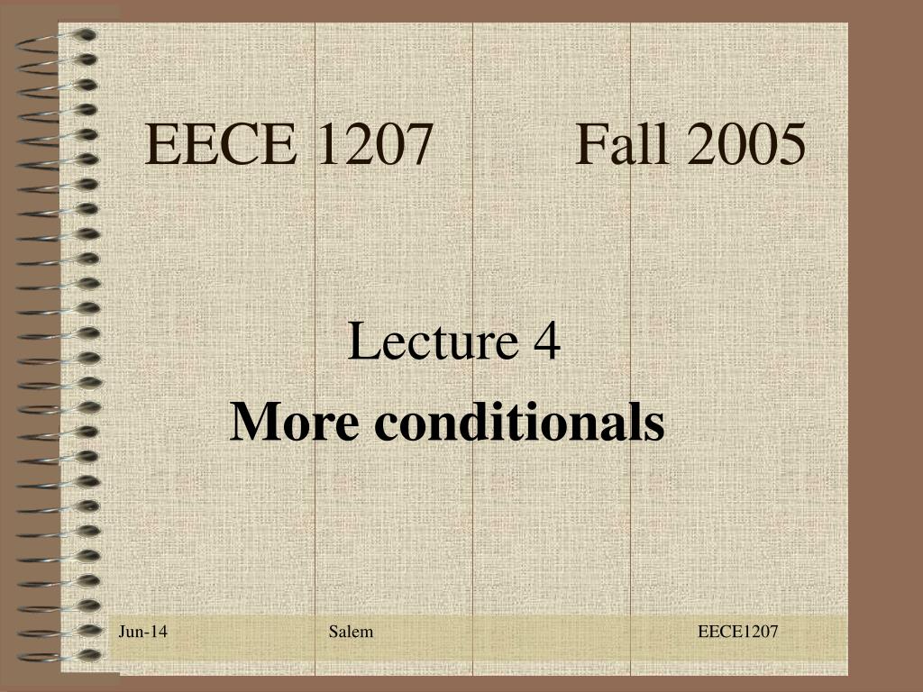 PPT - EECE 1207 Fall 2005 PowerPoint Presentation, free download - ID ...