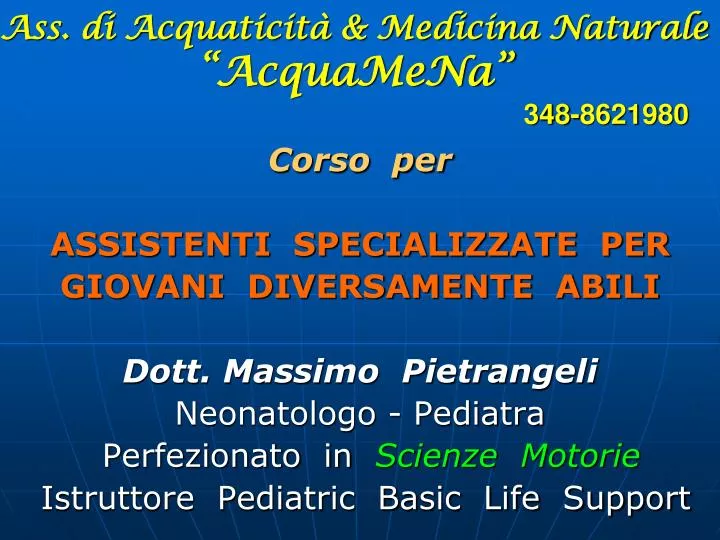 ass di acquaticit medicina naturale acquamena 348 8621980