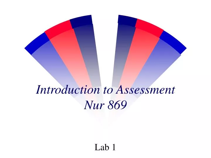 introduction to assessment nur 869