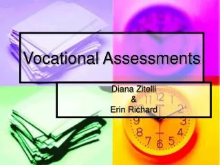 Vocational Assessments