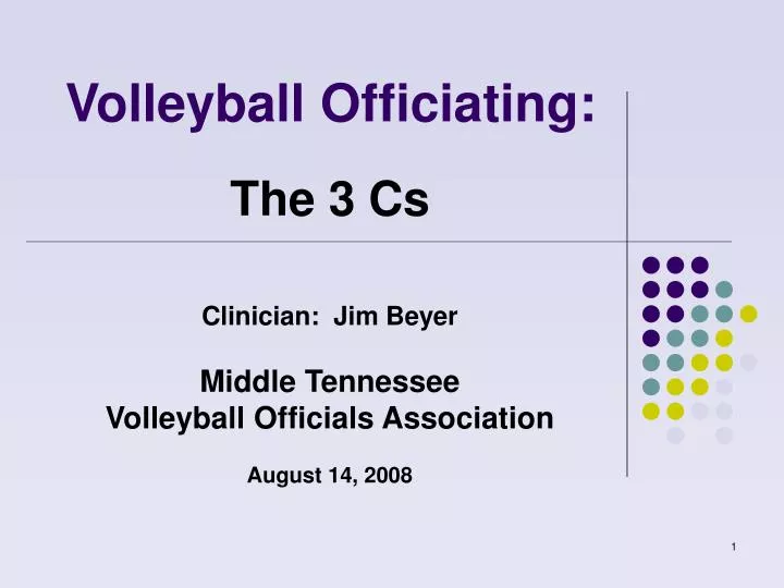 volleyball officiating