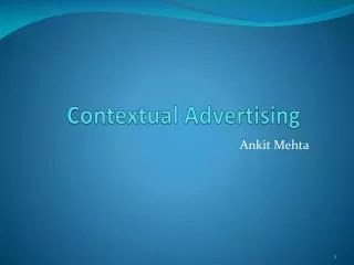 Contextual Advertising