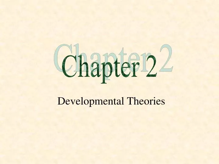 developmental theories